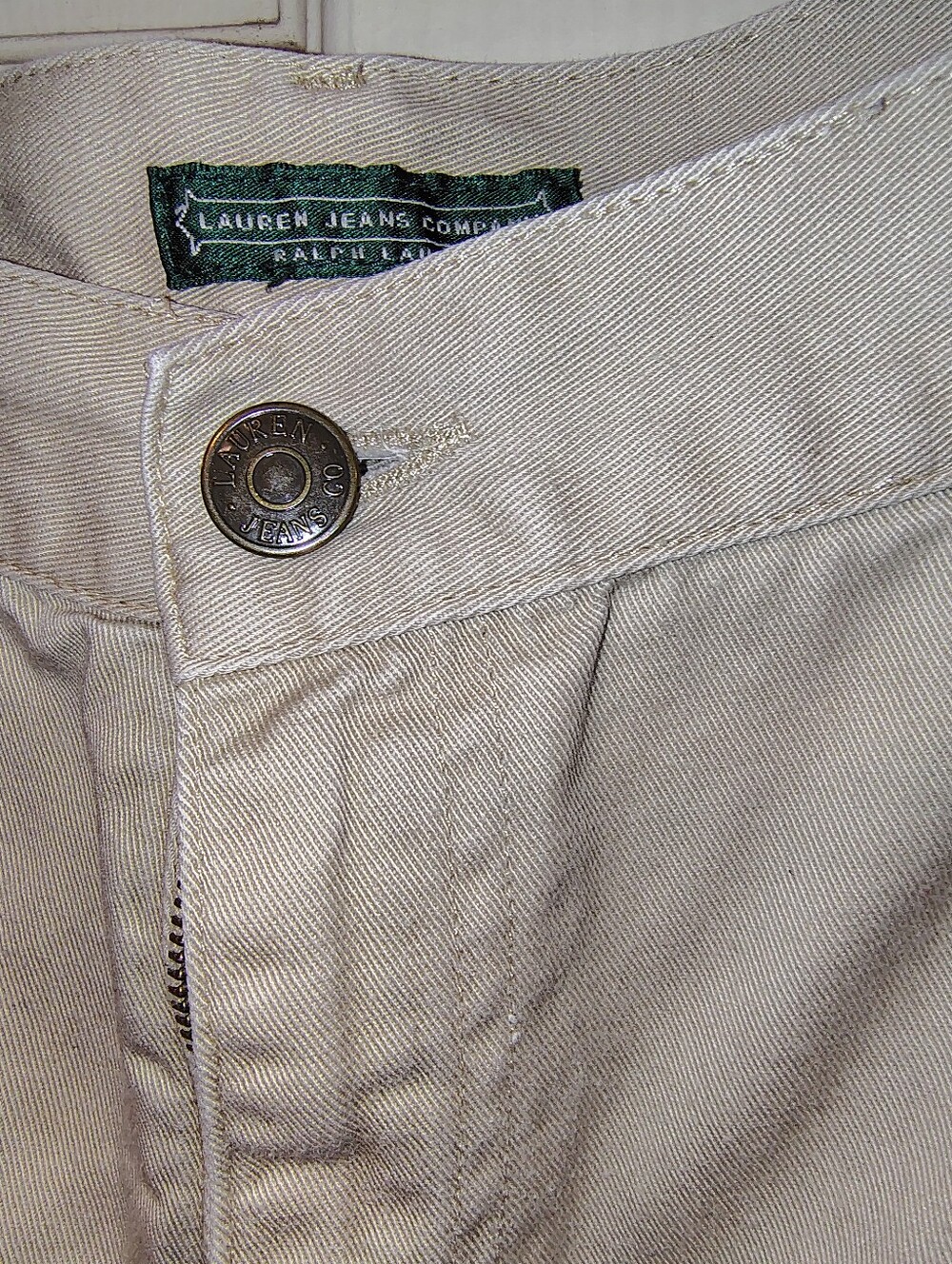 Vintage Ralph Lauren Women's Size 16W Beige Capris - Picture 7 of 7